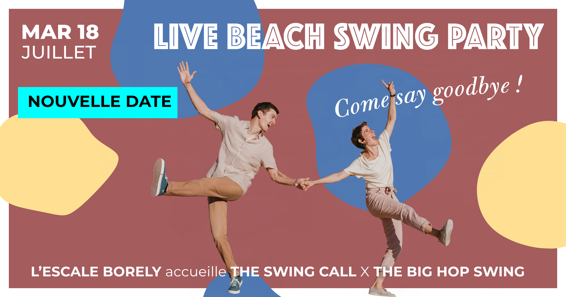 NOUVELLE DATE 💦 LIVE BEACH SWING PARTY 🏖️
