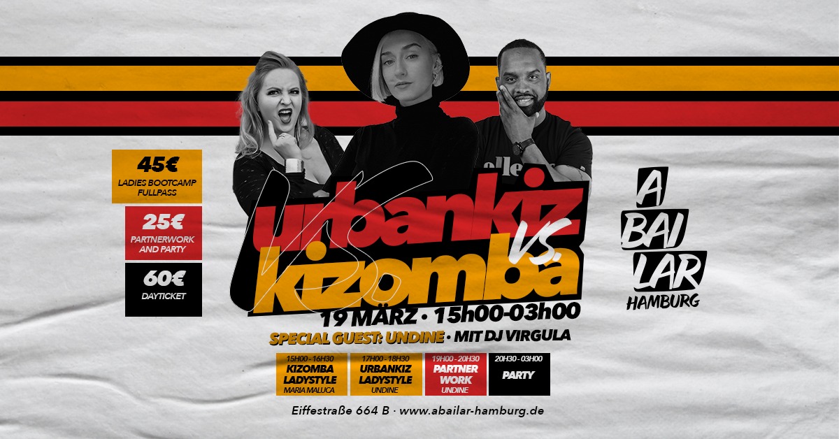 Bootcamp Sessions HH - Urban Kiz vs. Kizomba - Special guest Undine Vilde