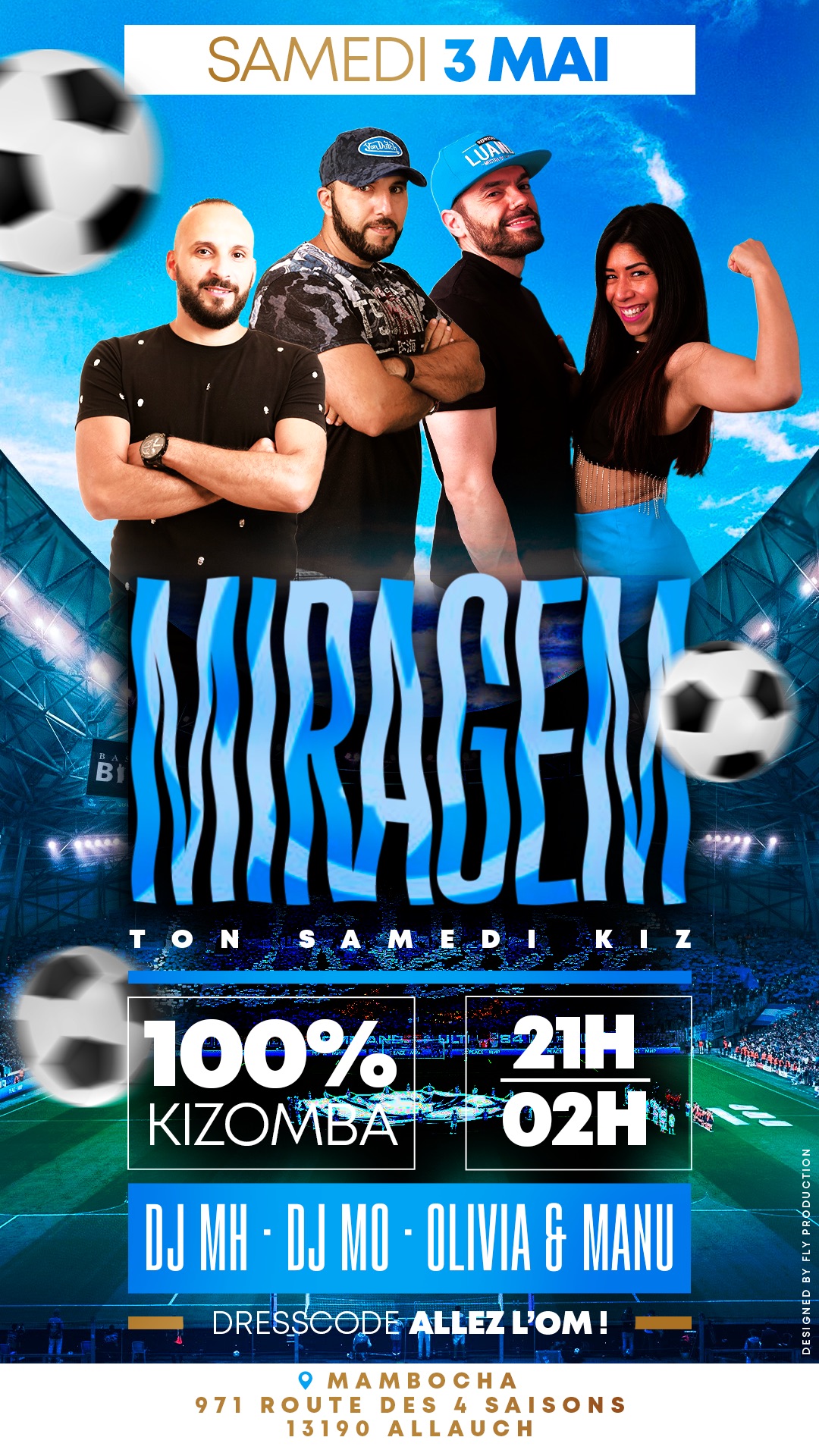 Ton Samedi Kiz - Mensuelle Mai - Dresscode Allez l’OM