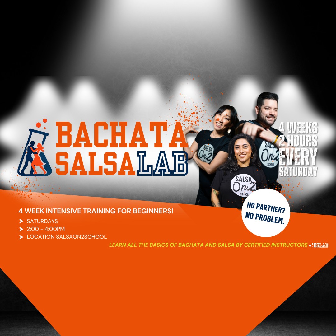 Saturday Bachata & Salsa Crash Course (4-Week LAB)