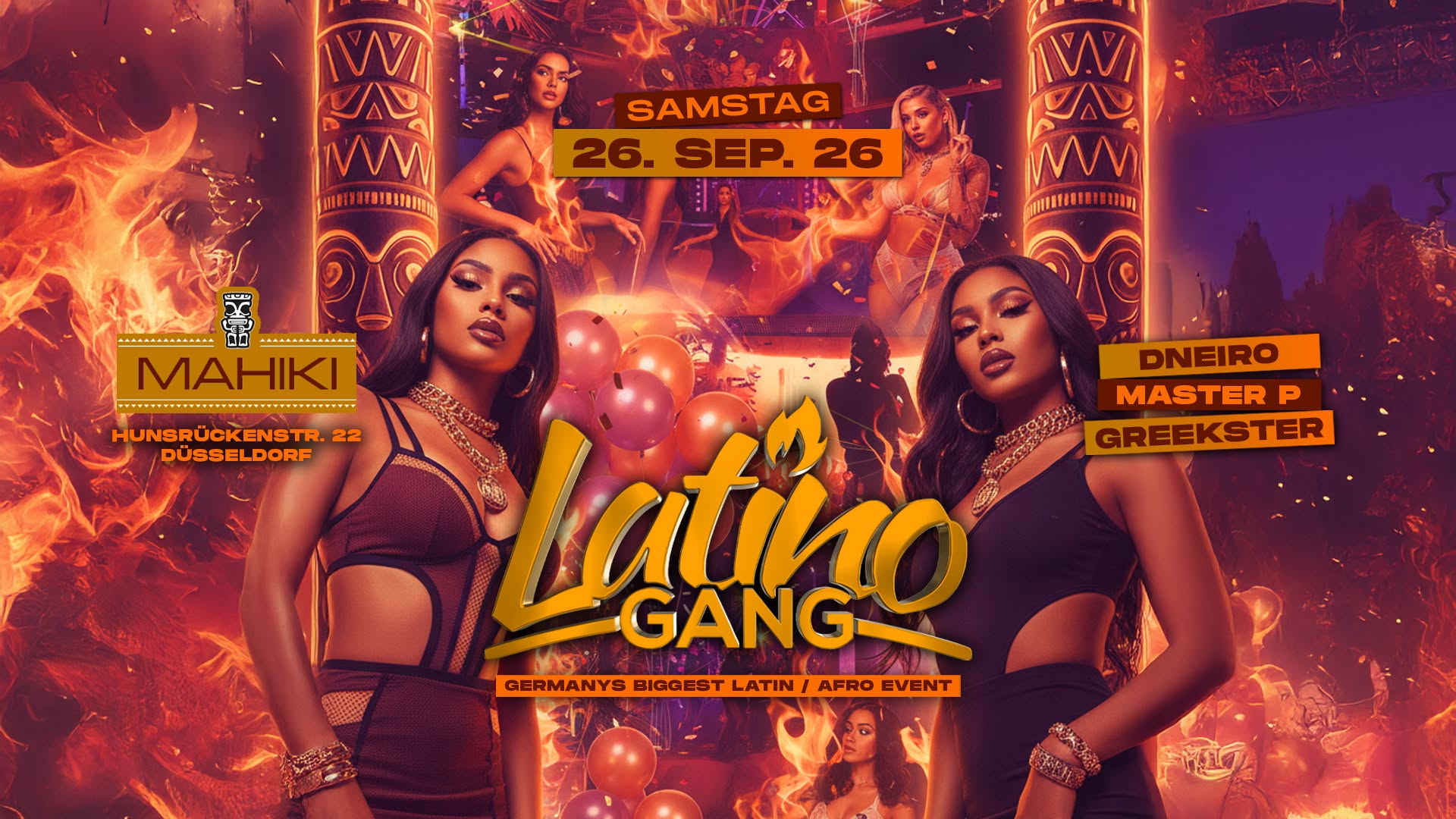 26.09 - Latino Gang • Mahiki Düsseldorf