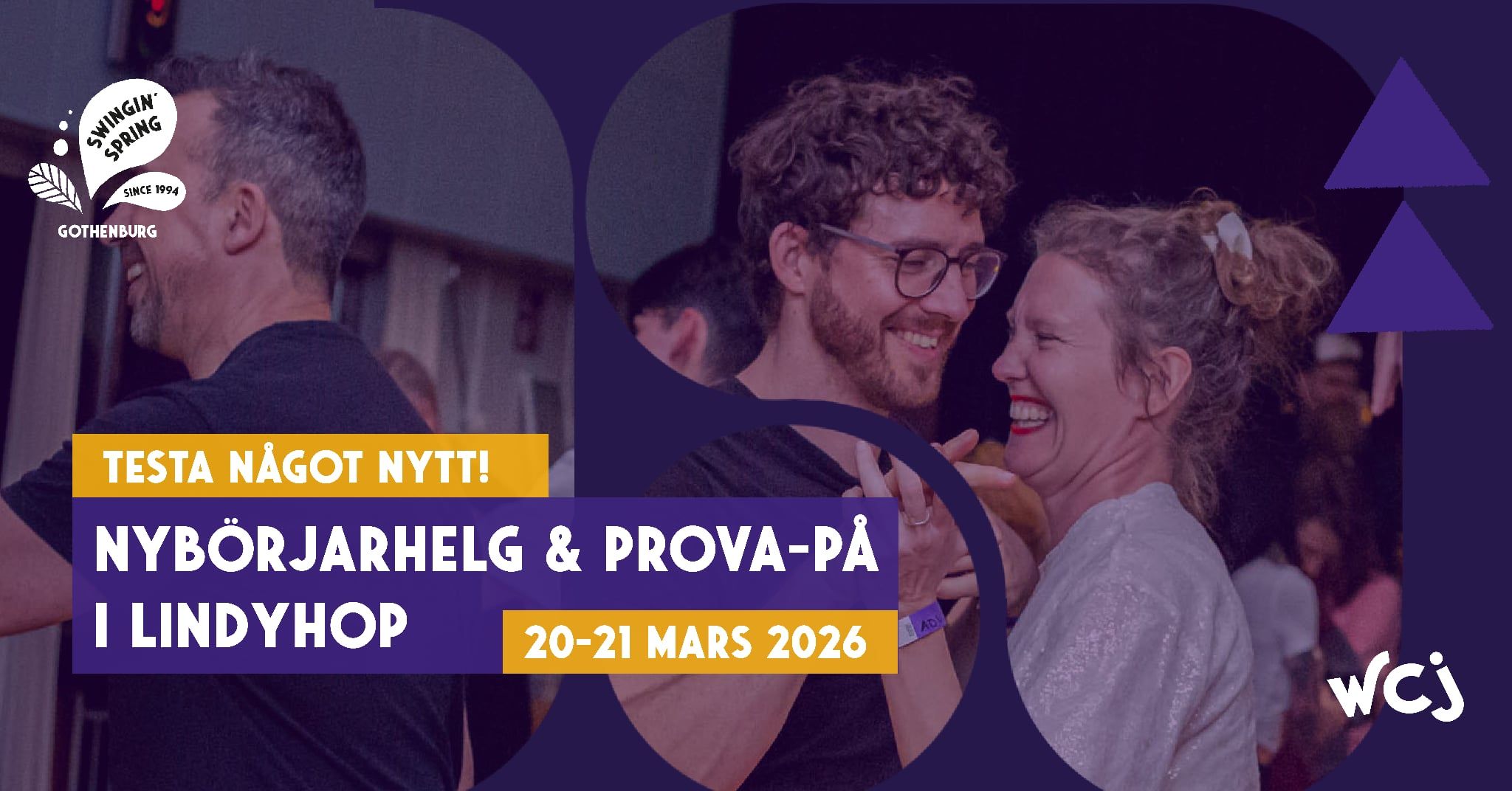 Crash Course & Nybörjarhelg i Lindy Hop Swingin’ Spring 2026