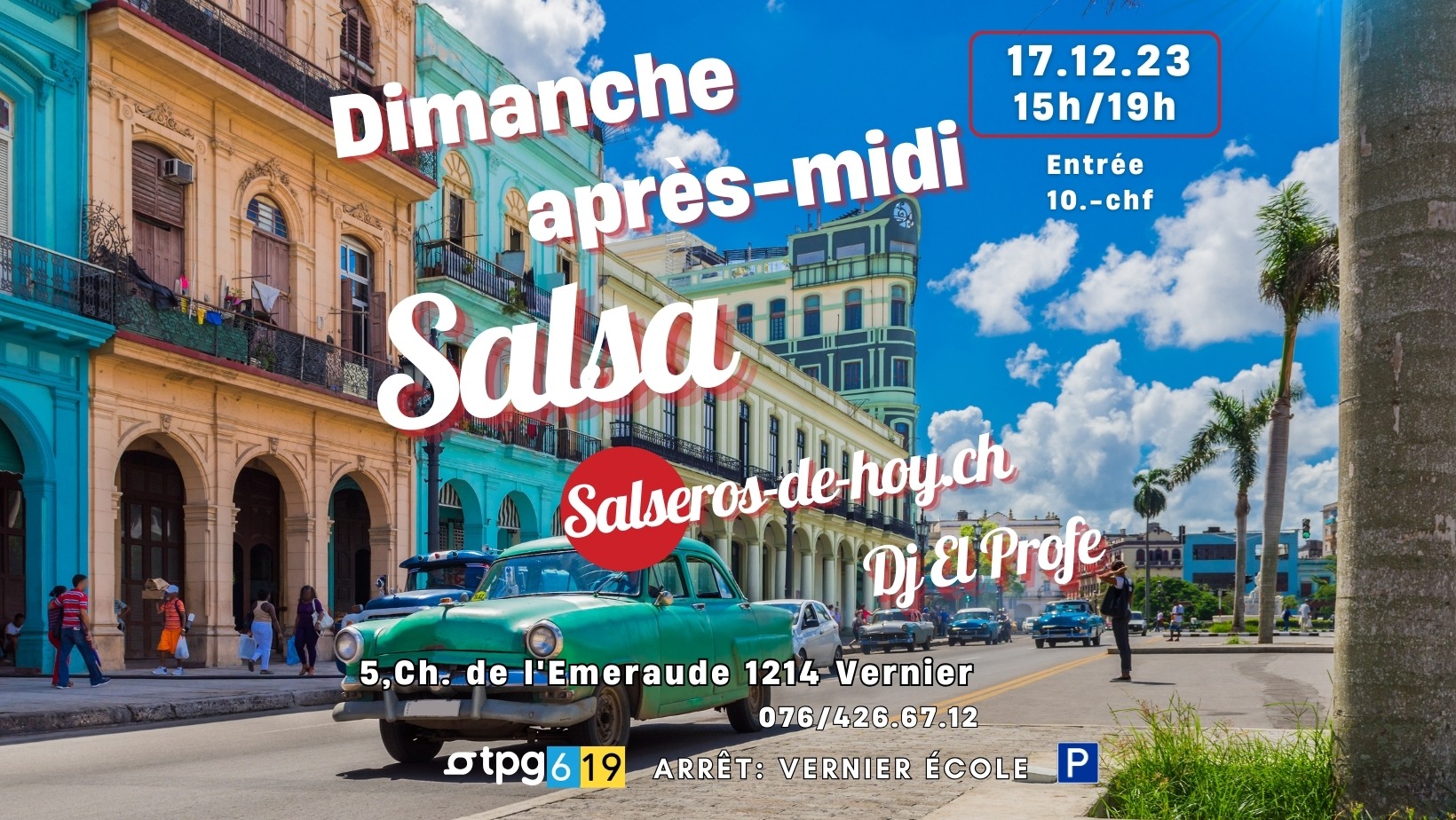 Dimanche après-midi Salsa