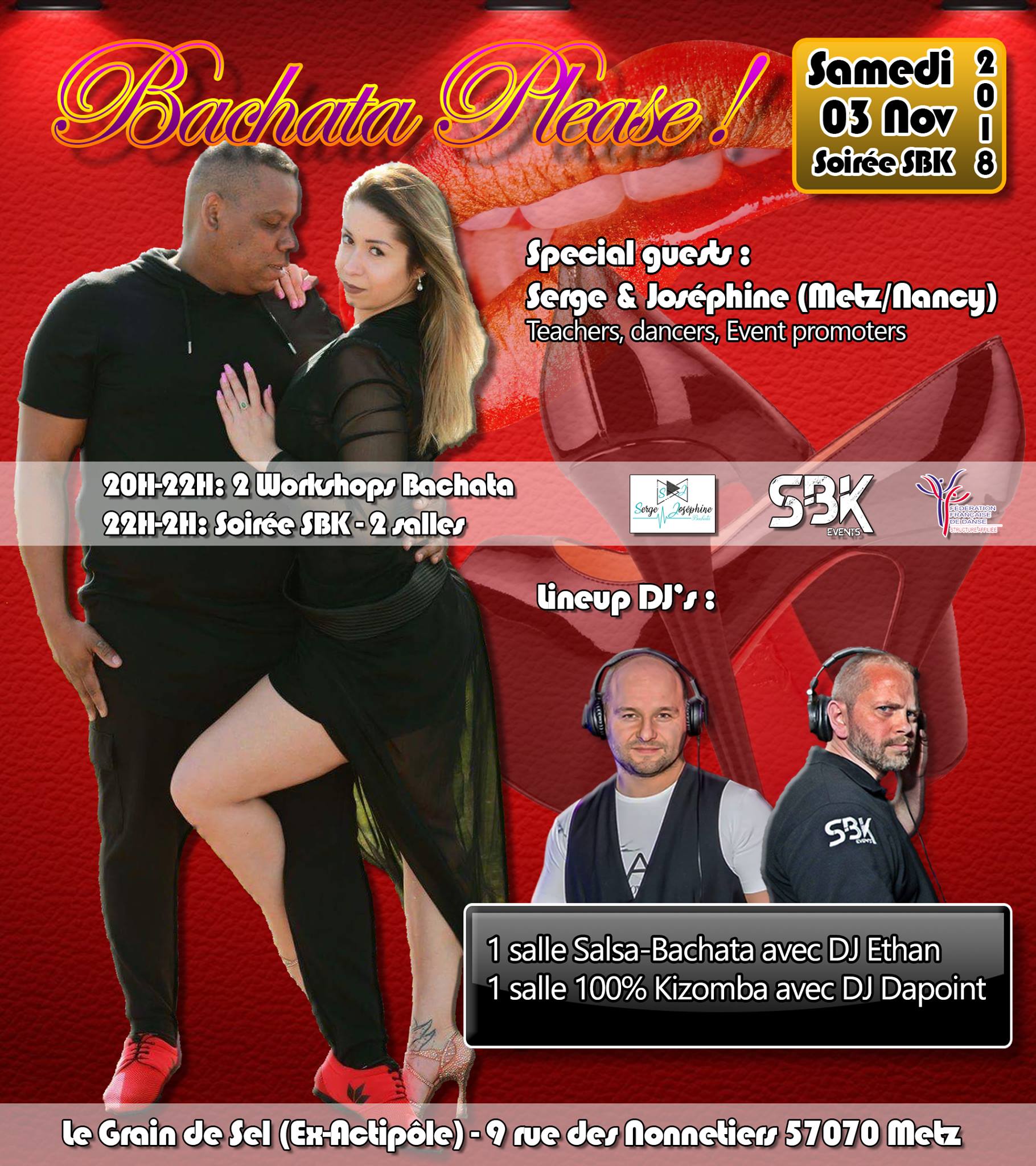 Bachata please ! - Special guests: Serge & Joséphine