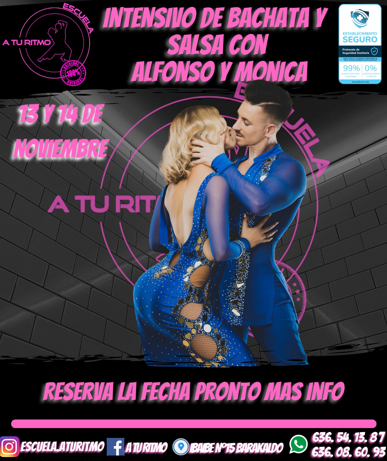 Alfonso y Monica Intensivos bachata sensual y salsa