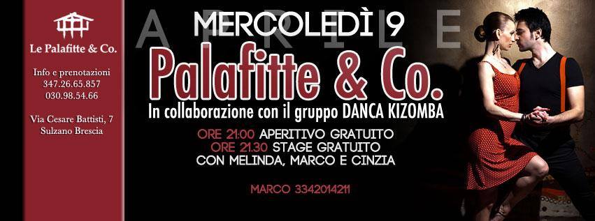 APERITIVO + STAGE gratuito di DANCA Kizomba alle Palafitte!
