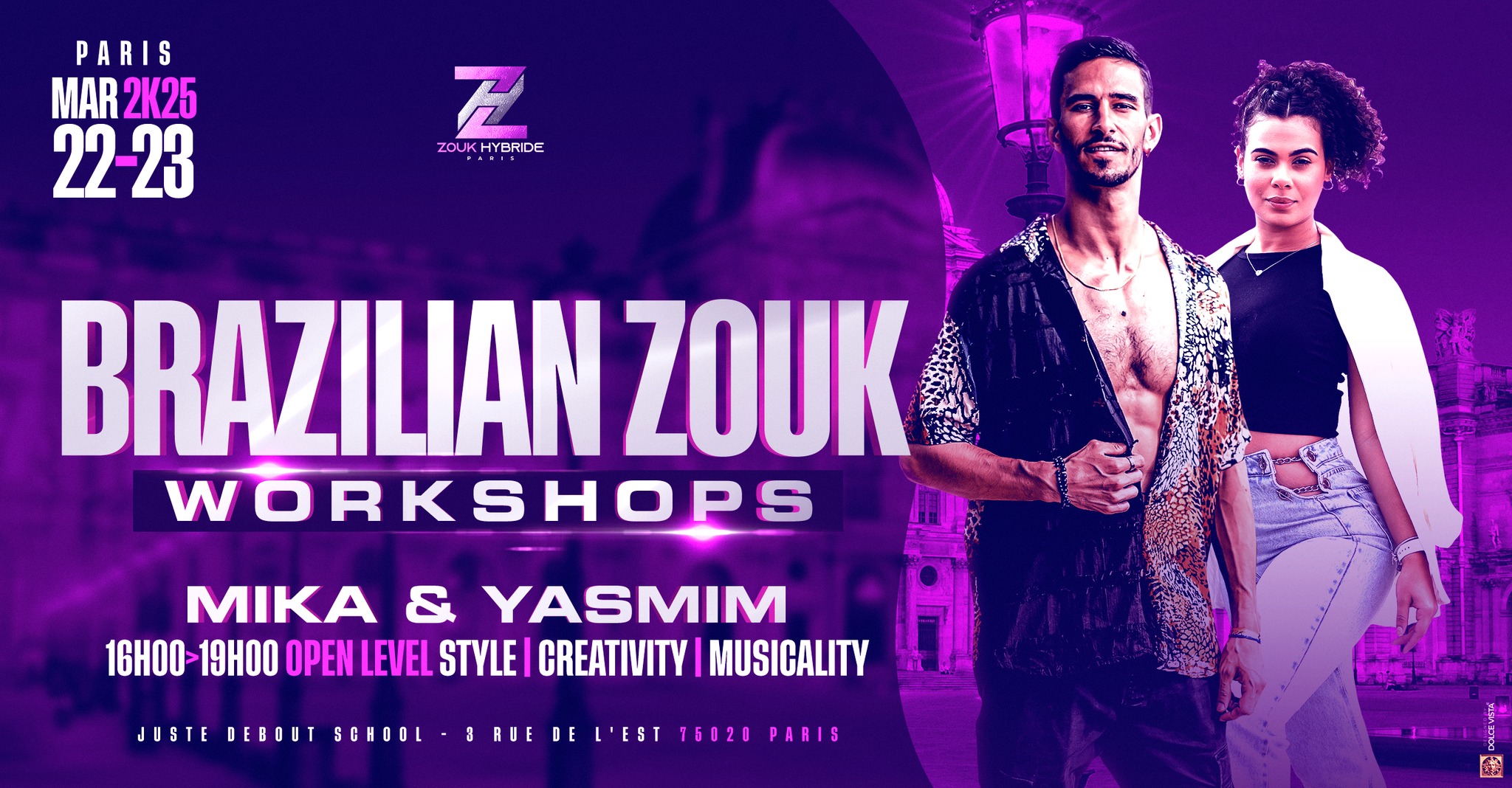 BRAZILIAN ZOUK WORKSHOPS IN PARIS - MIKA & YASMIM - STYLE โ
CREATIVITY โ
MUSICALITY