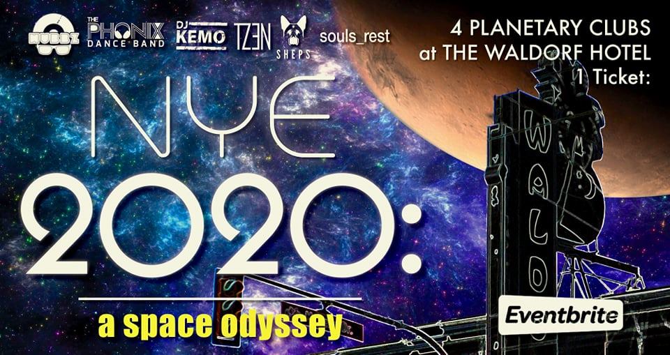 New Years Eve 2020: A Space Odyssey at The Waldorf Hotel