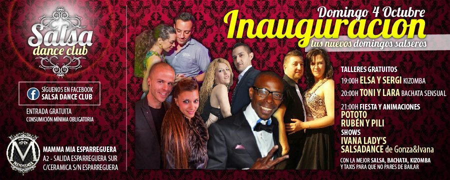 SALSA DANCE CLUB Inaguration Sunday 4th October