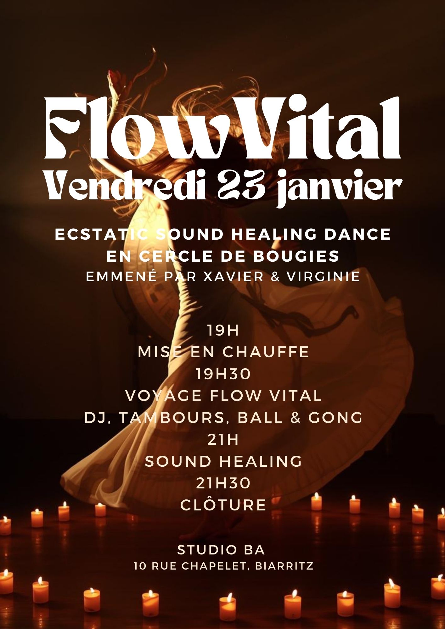 23.01 Flow vital - l'énergie Ecstatic avec Xavier et Virginie Brune