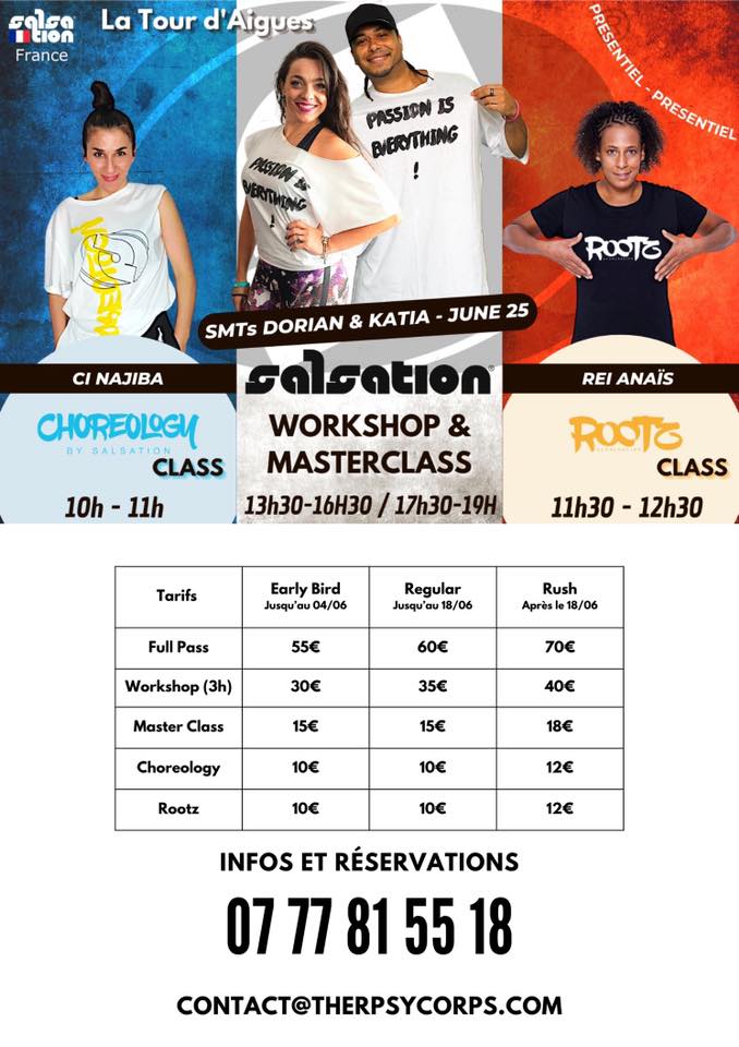Workshop et MasterClass Salsation