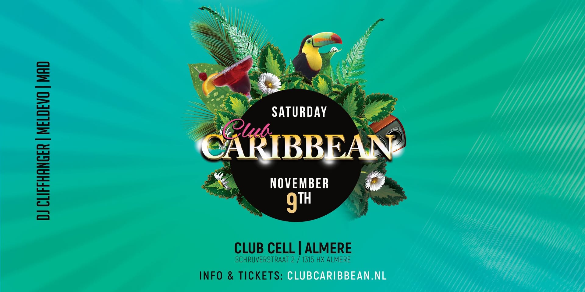 Club Caribbean ZAT 9 NOV @Club Cell Almere