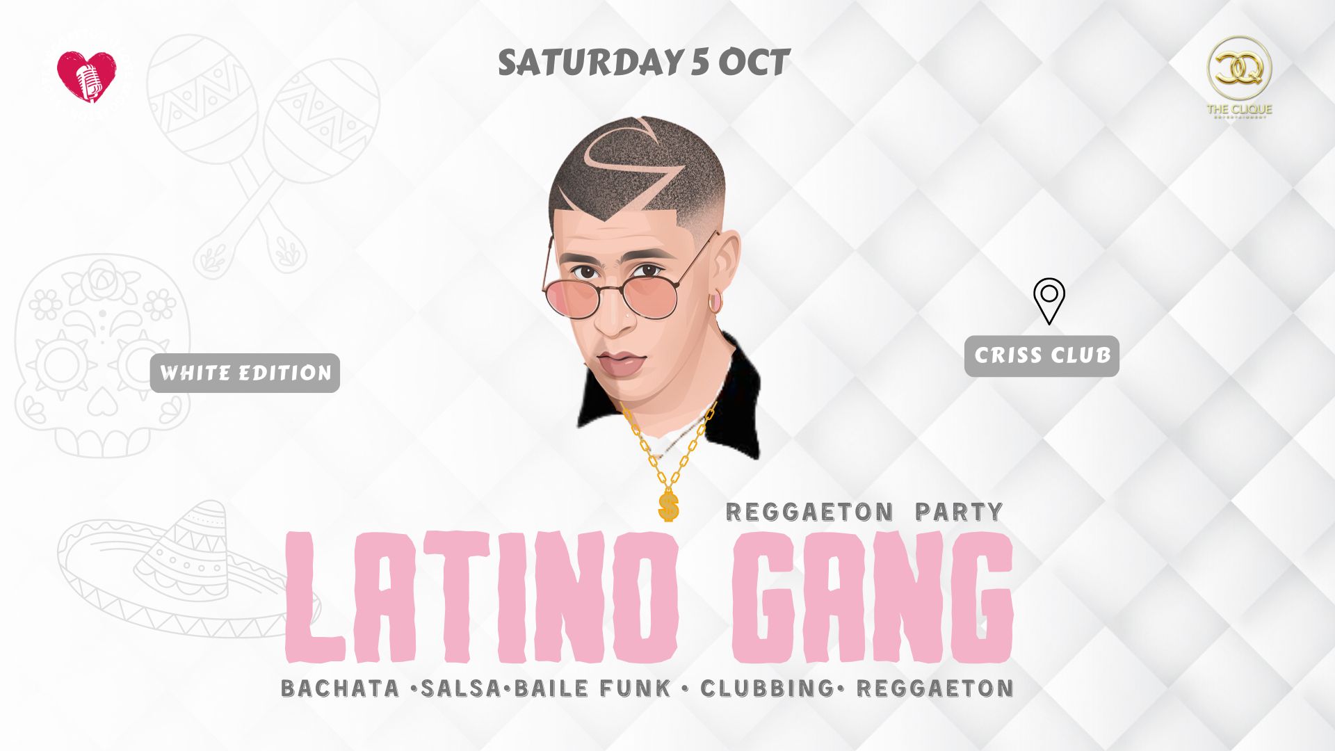 LATINO GANG Sat 5 Oct - Reggaeton β’Latino Party MURES
