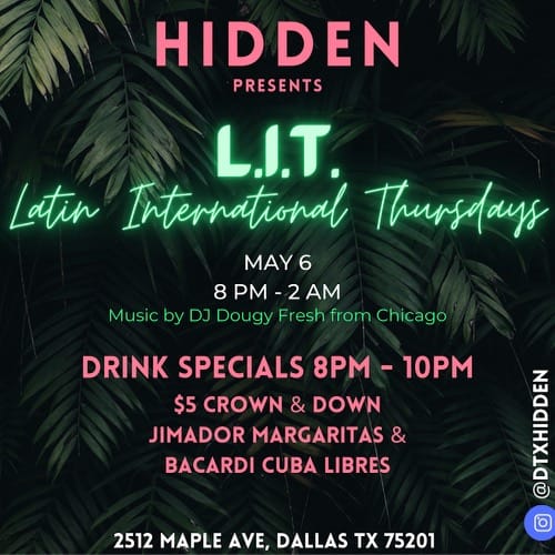 L.I.T. ~ Latin International Thursdays