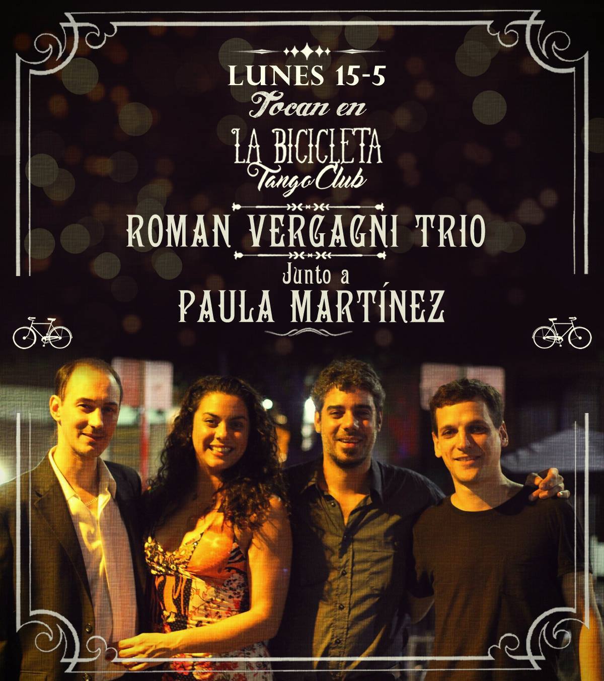 Roman Vergagni trio junto a Paula Martinez