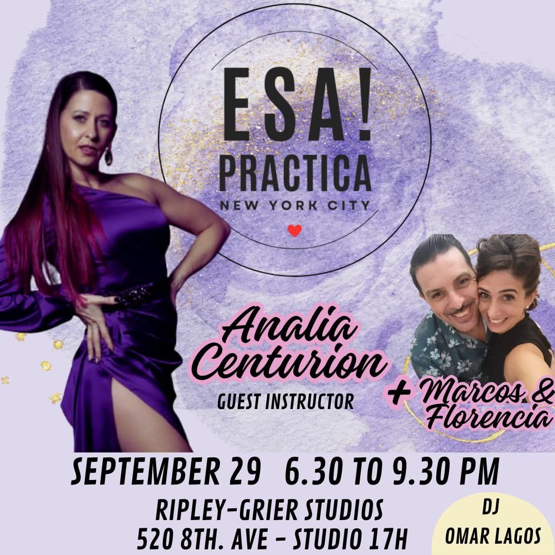 ESA! PRACTICA lights up with Analia Centurión 💫 SEPT. 29