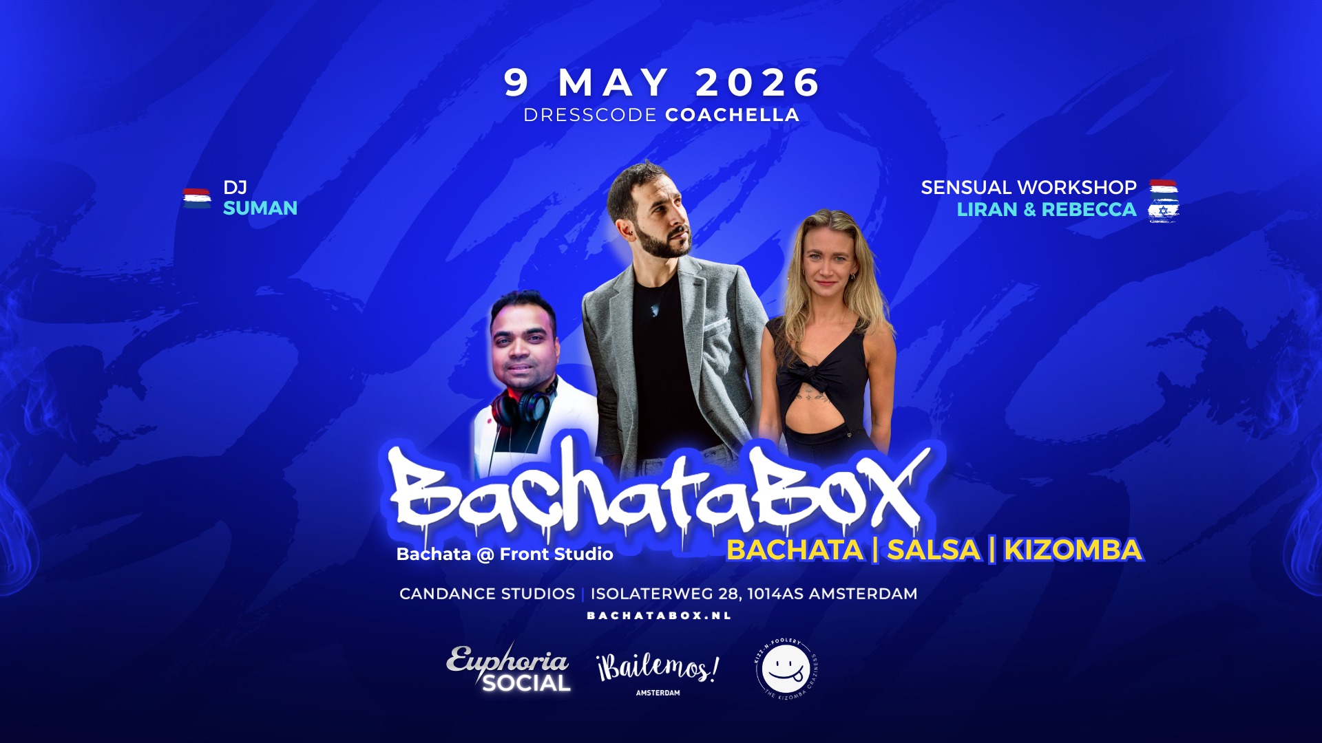 BachataBox May - 3 AREAS (Bachata, Kizomba & Salsa)
