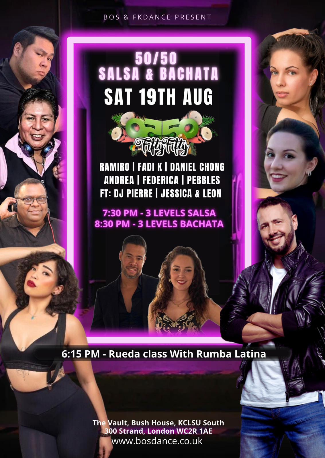 5050 Salsa & Bachata: AT THE VAULT