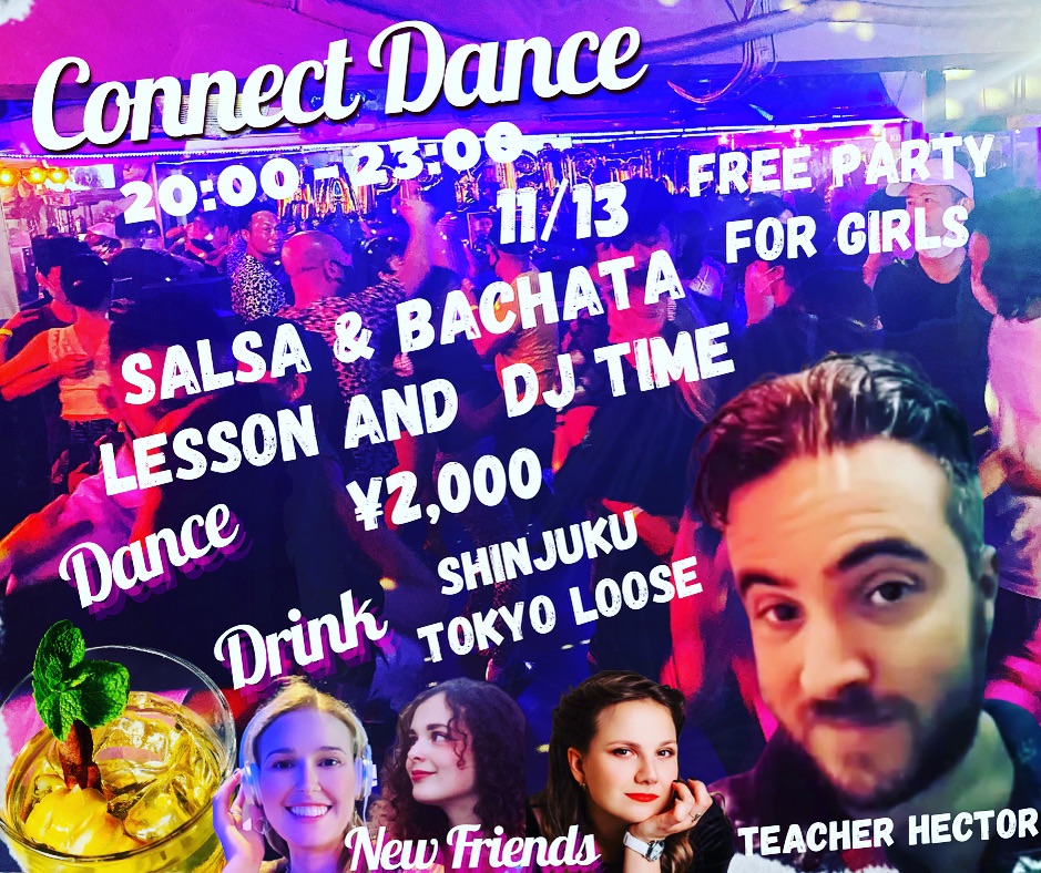 Connect Dance Salsa e Bachata Teacher Hector From 🇮🇪