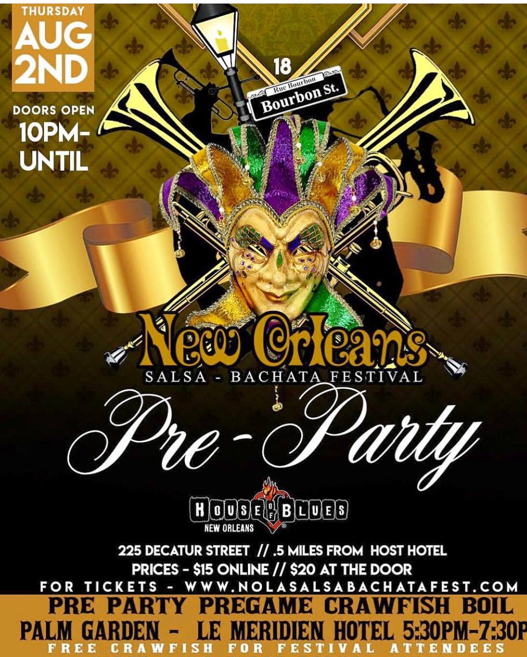 New Orleans Salsa Bachata Festival Pre-Party