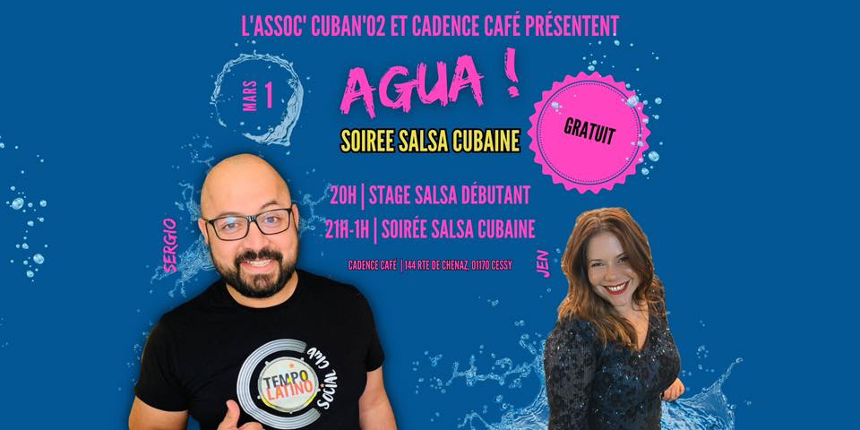 Agua : soirée 100% salsa cubaine