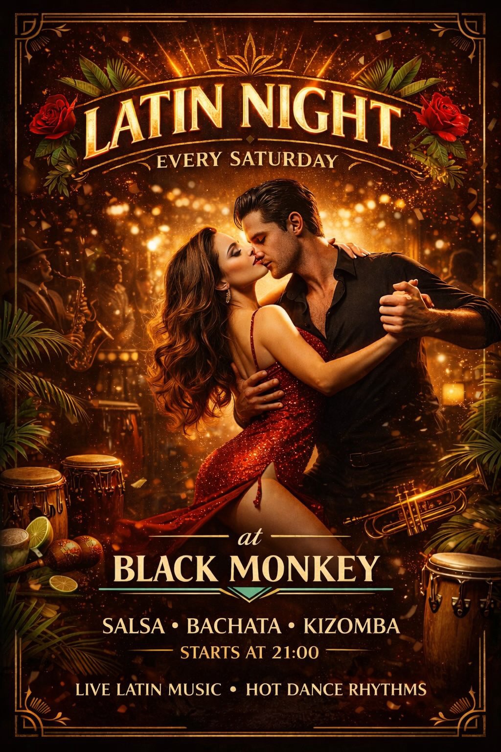 AfroLatin Party Black Monkey 21:00