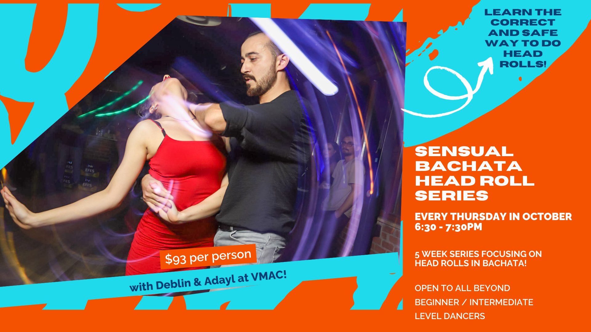 Sensual Bachata 5 Week Head Roll Series!