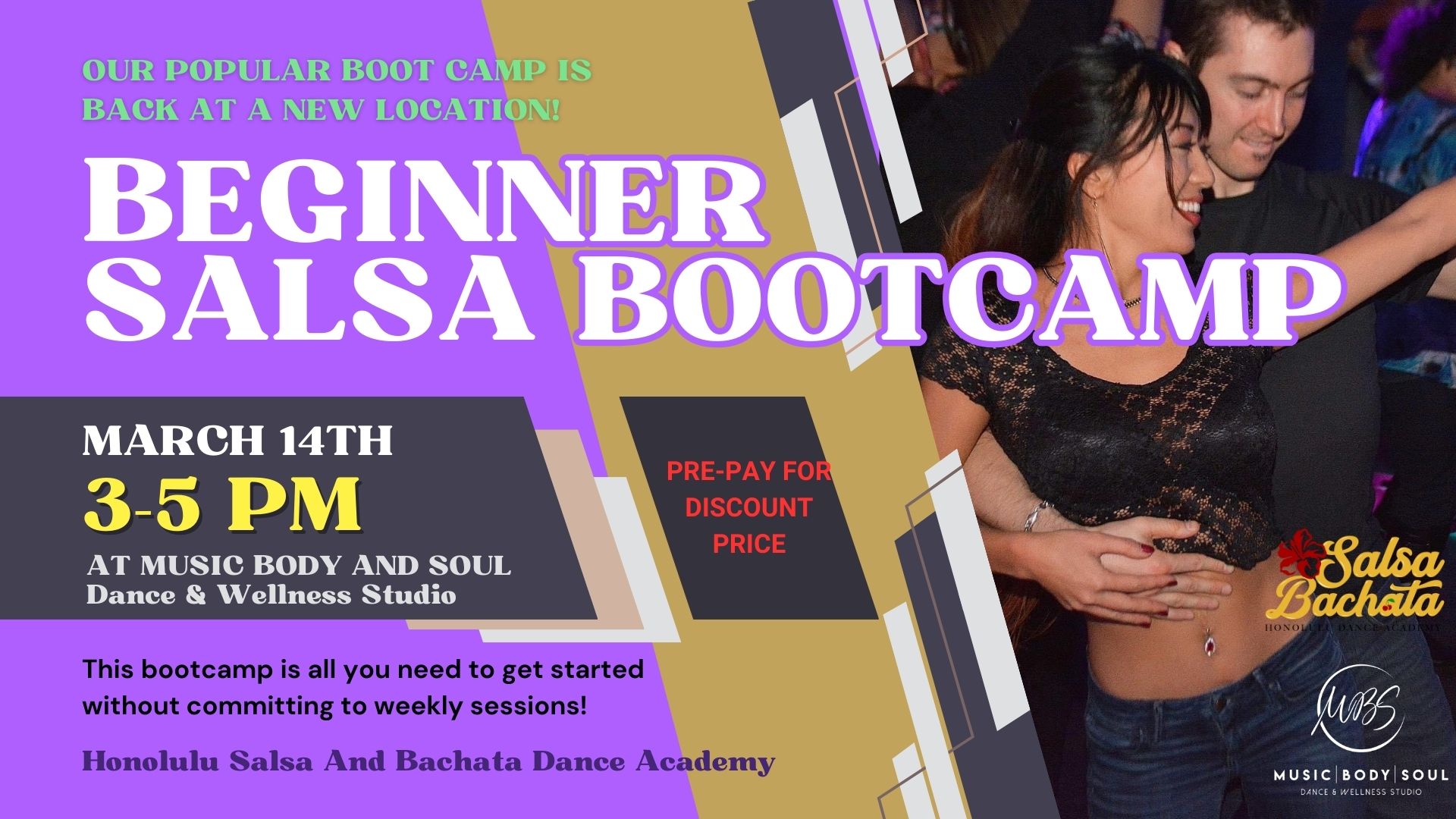 SALSA BEGINNER BOOTCAMP!!