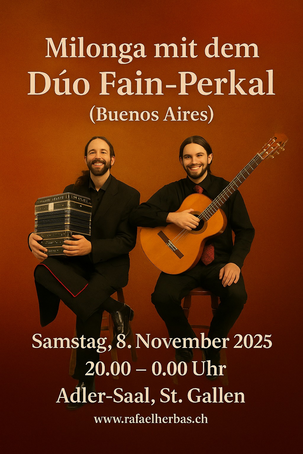 🎶 Milonga mit Live-Musik Dúo Fain-Perkal (Buenos Aires)