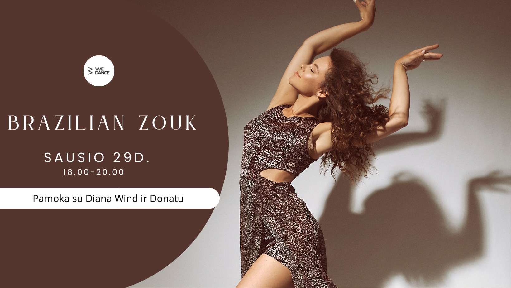 Brazilian Zouk. Pamoka su Diana Wind ir Donatu