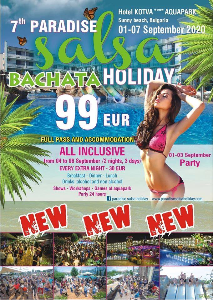 Muresul merge la Paradise Salsa Holiday - Bulgaria