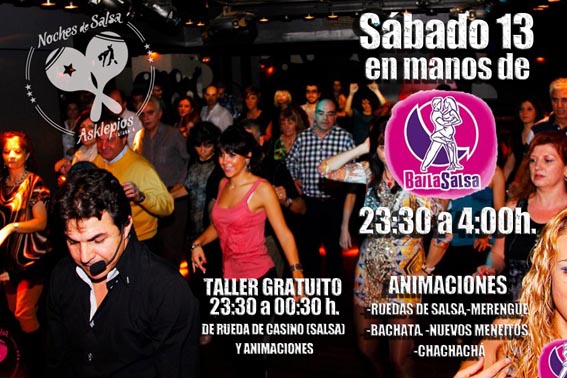 NOCHES DE SALSA EN MANOS DE BAILSALSA