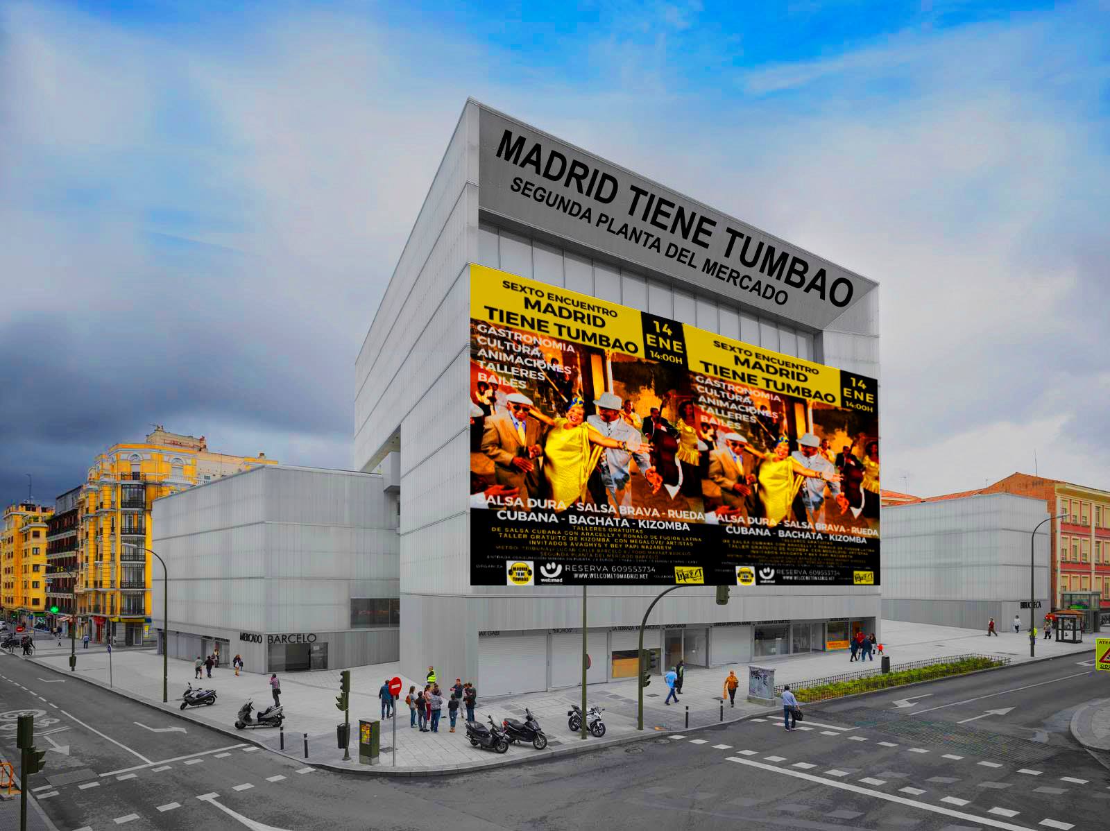 Sexto encuentro Madrid tiene Tumbao Market+baile social salsero