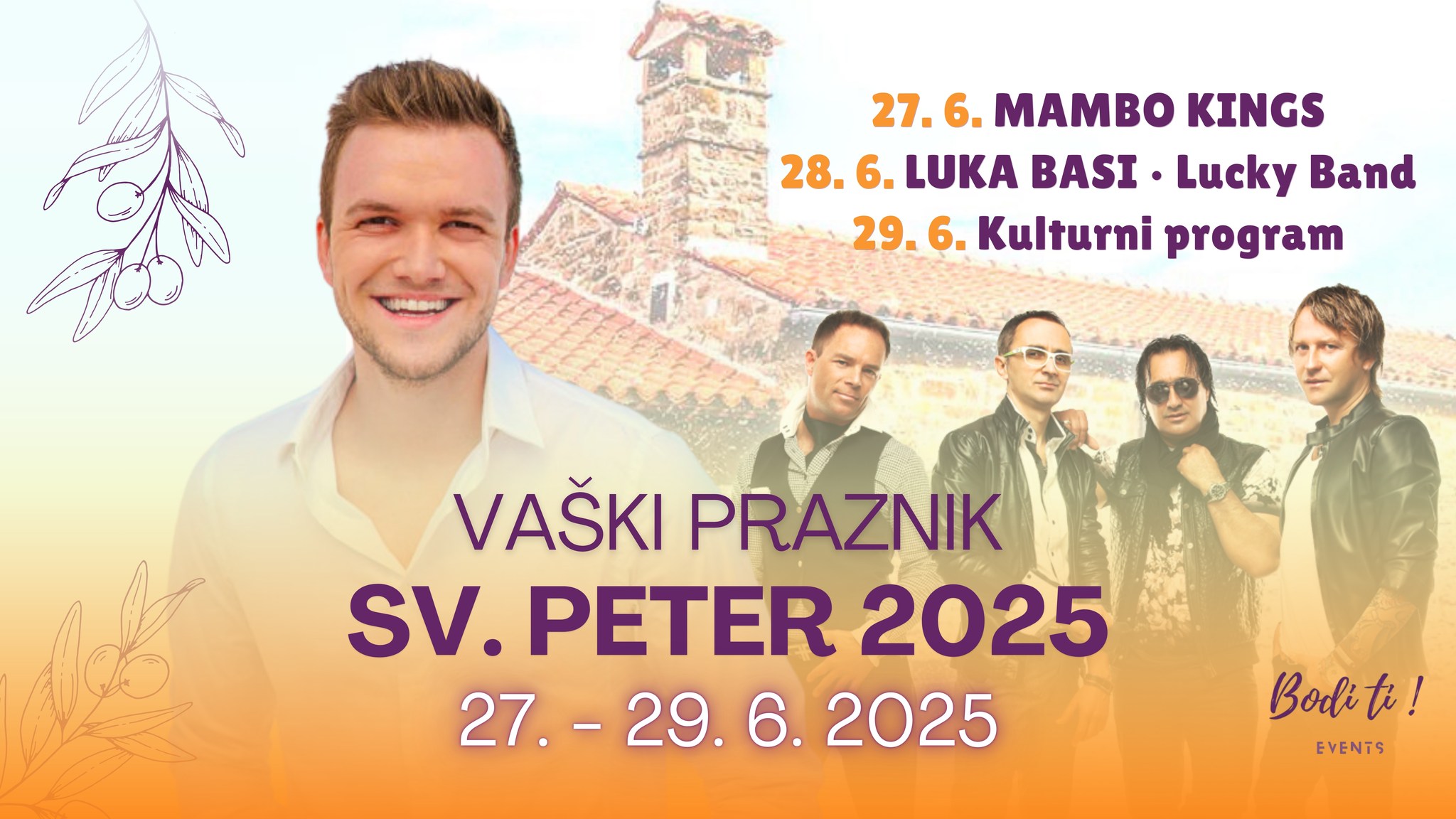 Vaški praznik Sv. Peter 2025 • 27.-29.6.2025 • Sv. Peter
