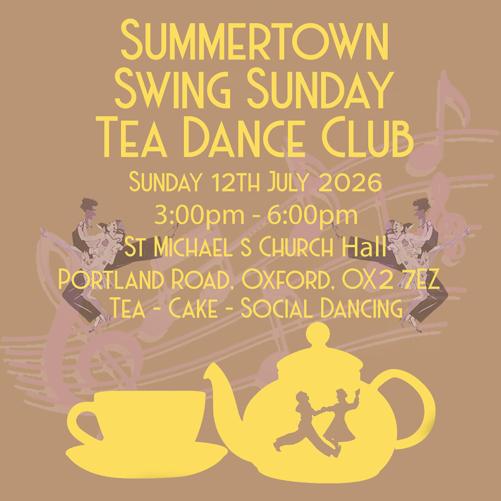 Summertown Swing Sunday Tea Dance Club Summer 2026