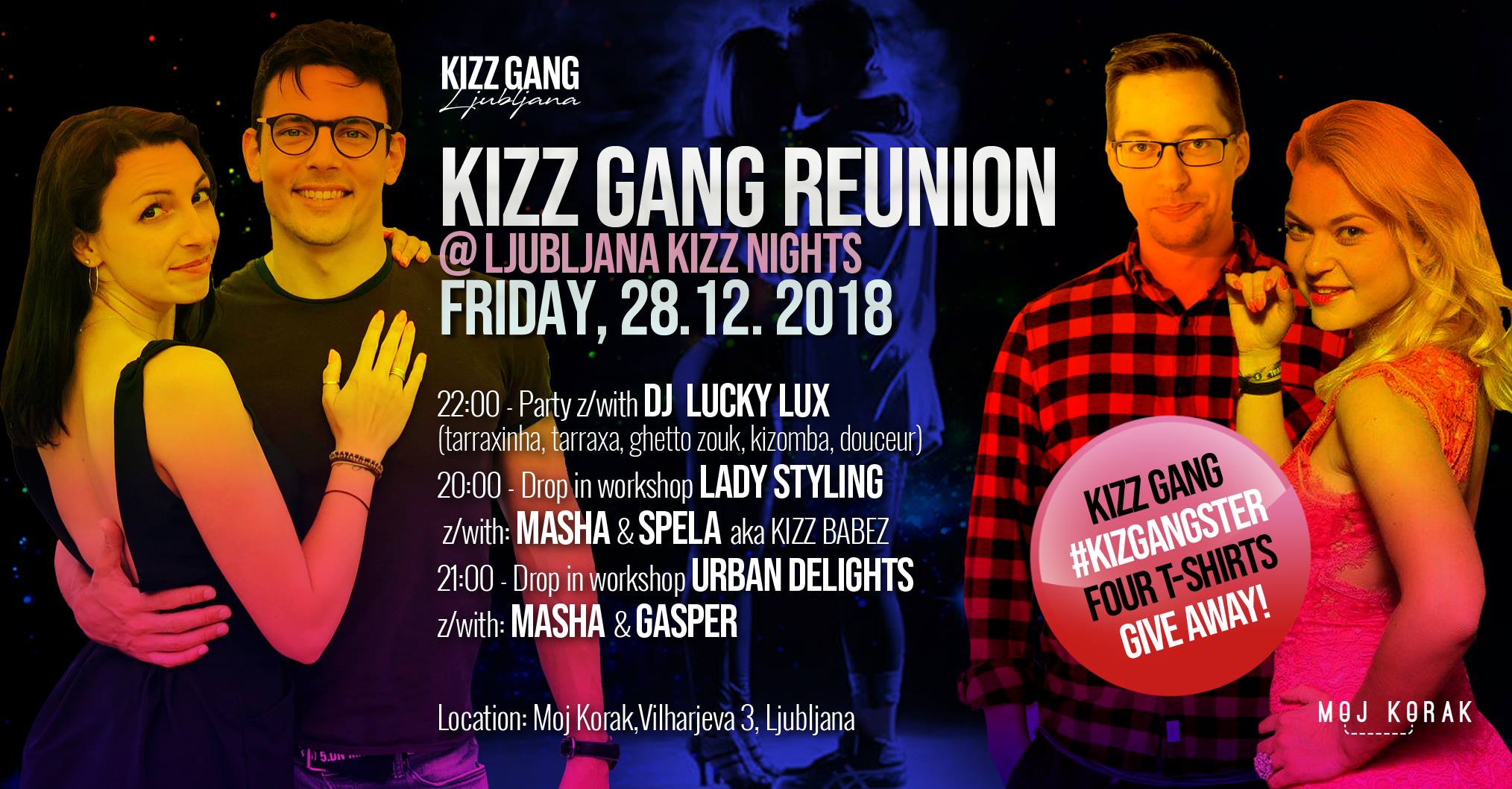 Ljubljana KIZZ nights KIZZ GANG reunion Friday, 28.12.2018