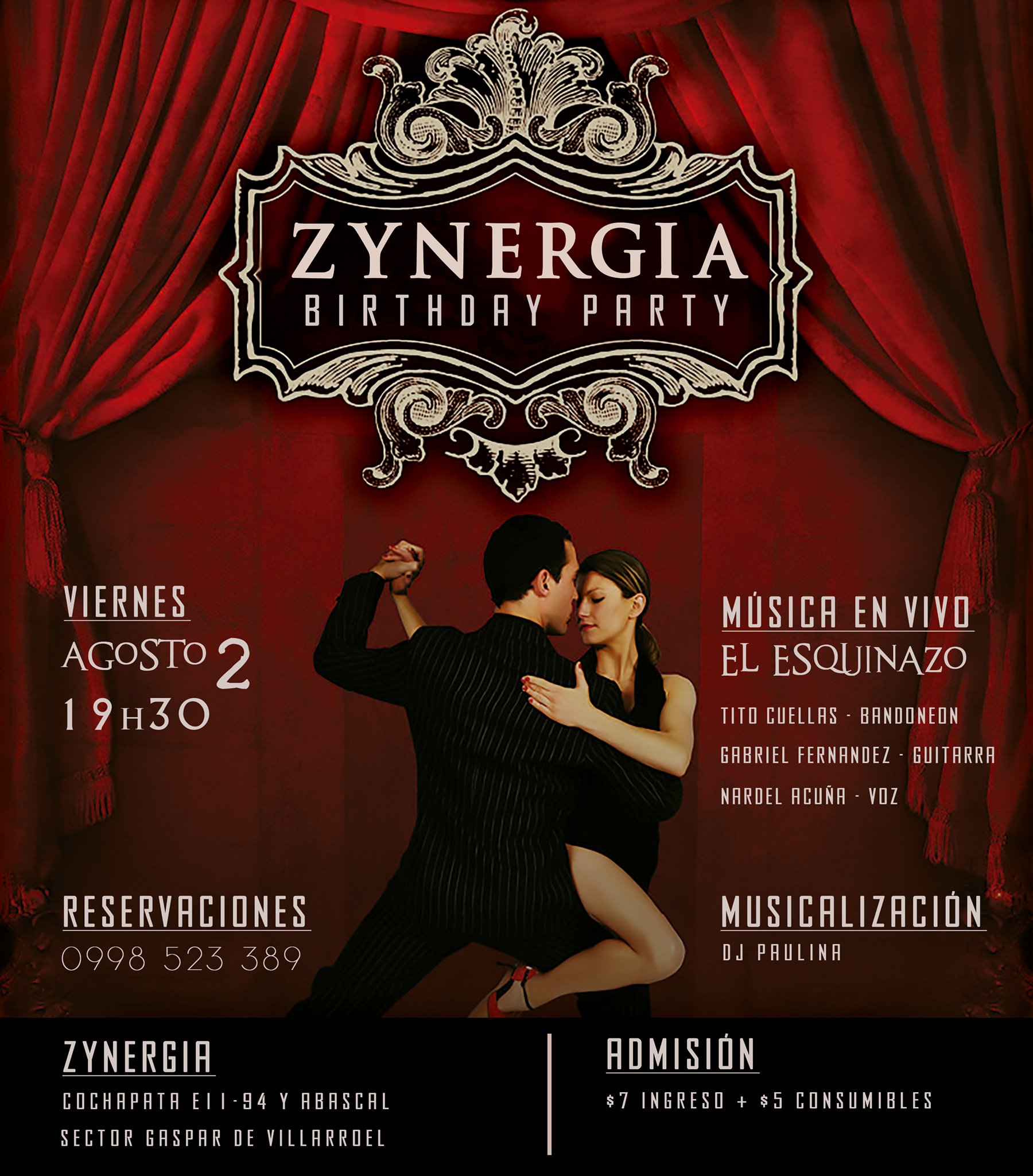 Tango y Milonga "Zynergia Birthday"