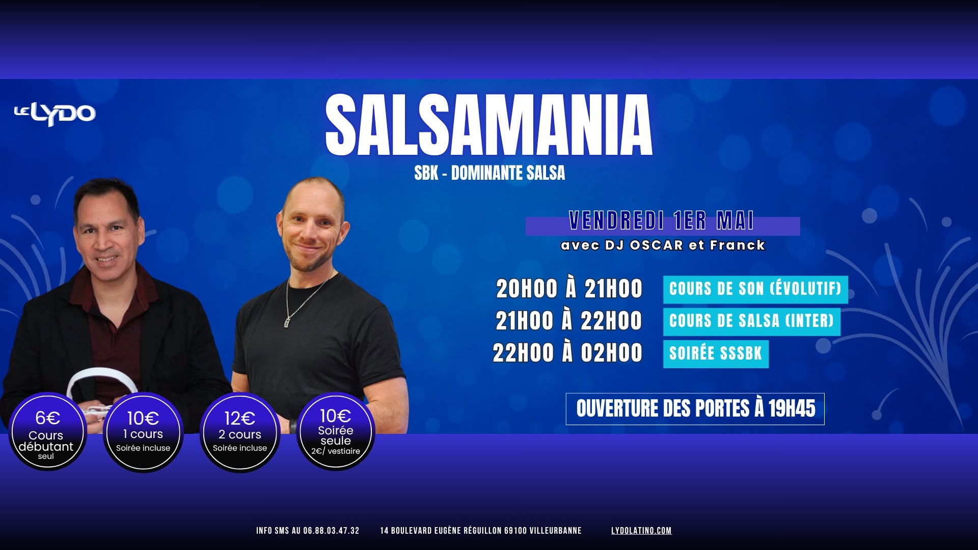 Salsamania au Lydo avec Franck