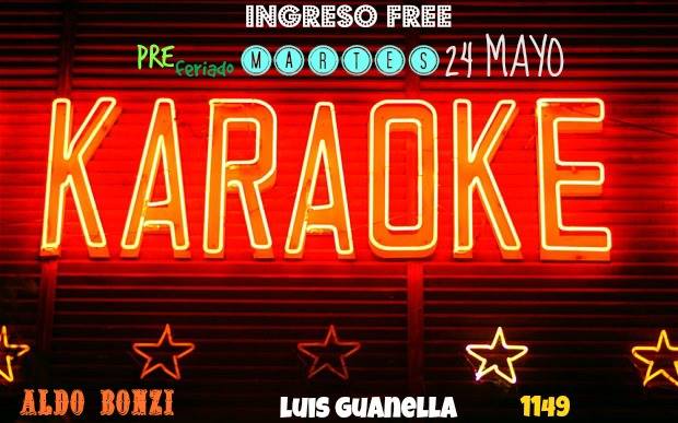 Martes 24 Mayo Pre Feriado Karaoke Y Cachengue En Constantino Bar!