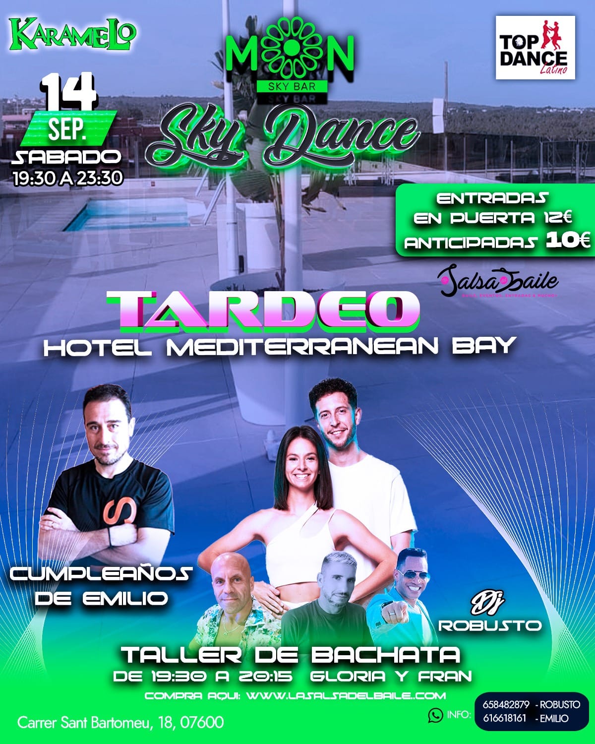 Skydance con Gloria y Fran