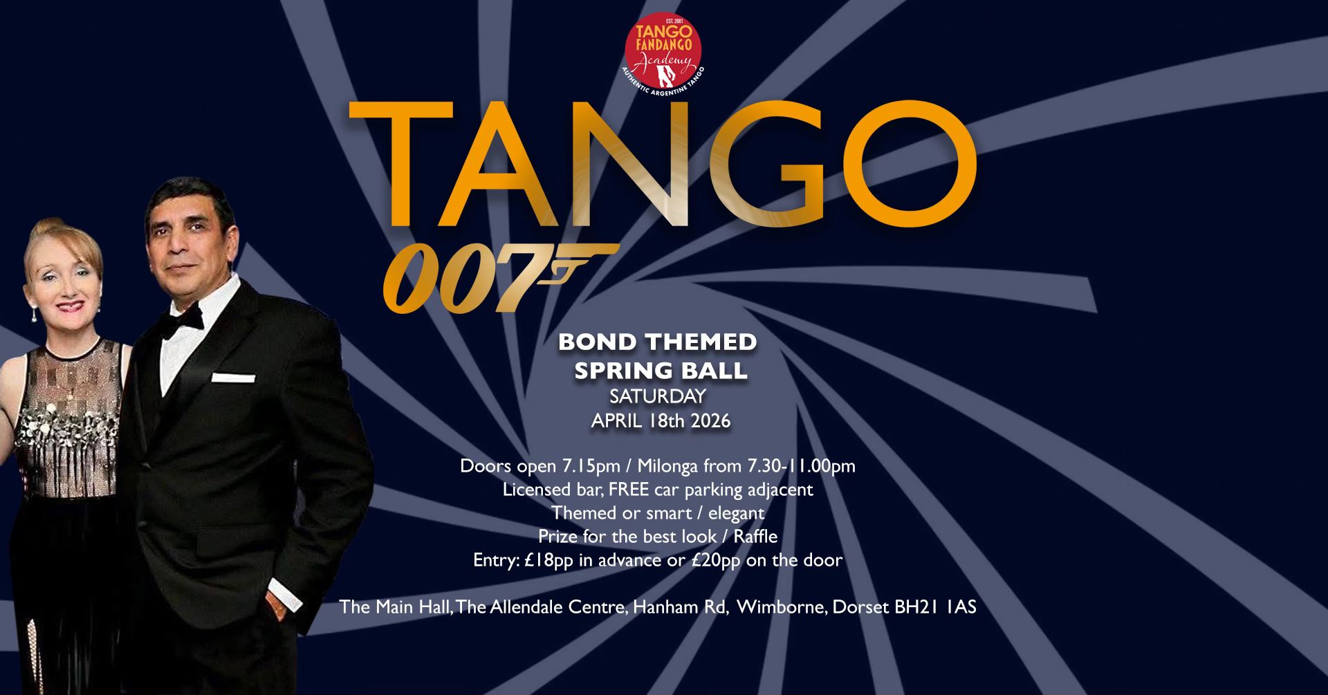 James Bond themed Spring Ball - Wimborne Dorset