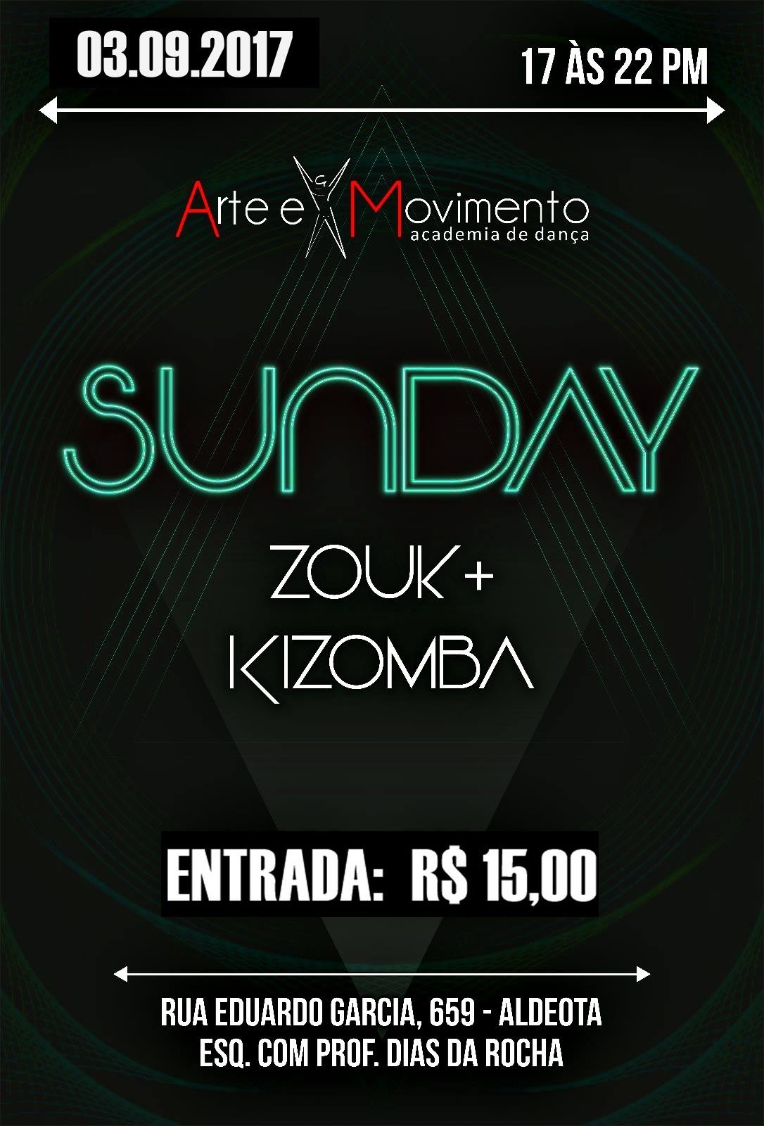Sunday - Zouk + Kizomba - 03.09.17
