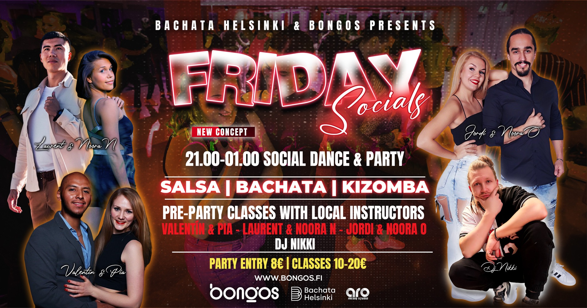 Bongos Social Dance Helsinki - Salsa Bachata Kizomba