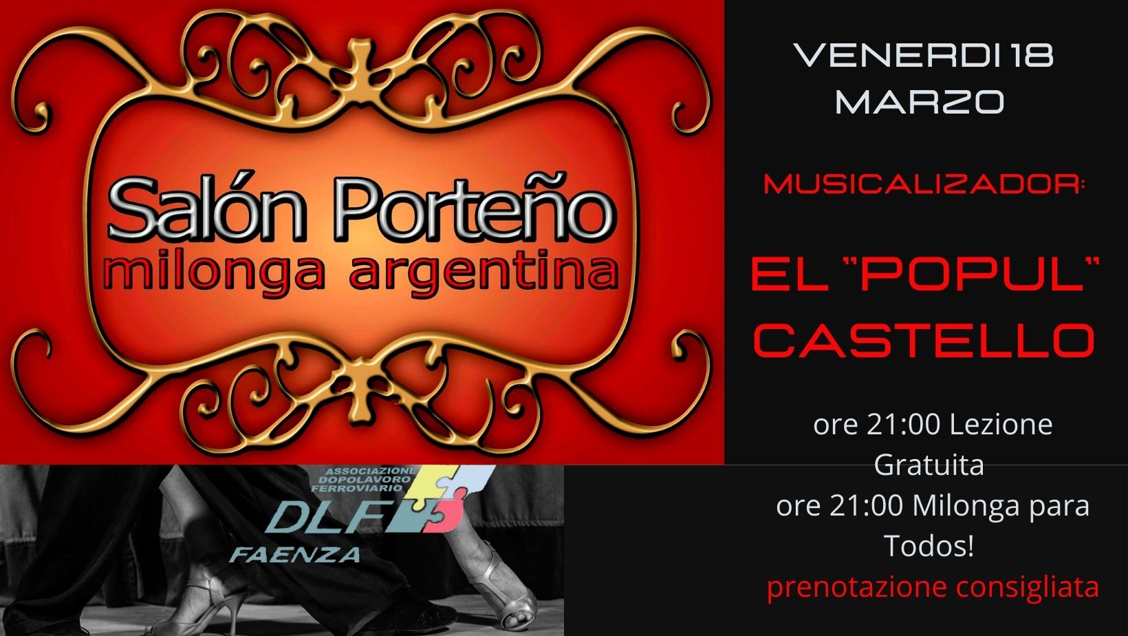 "Salón Porteno" Milonga Argentina