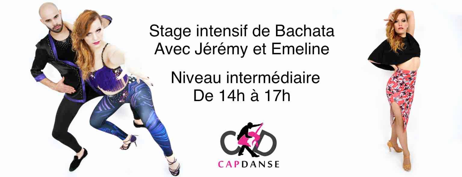 Stage intensif de Bachata inter avec Emeline et Jérémy !