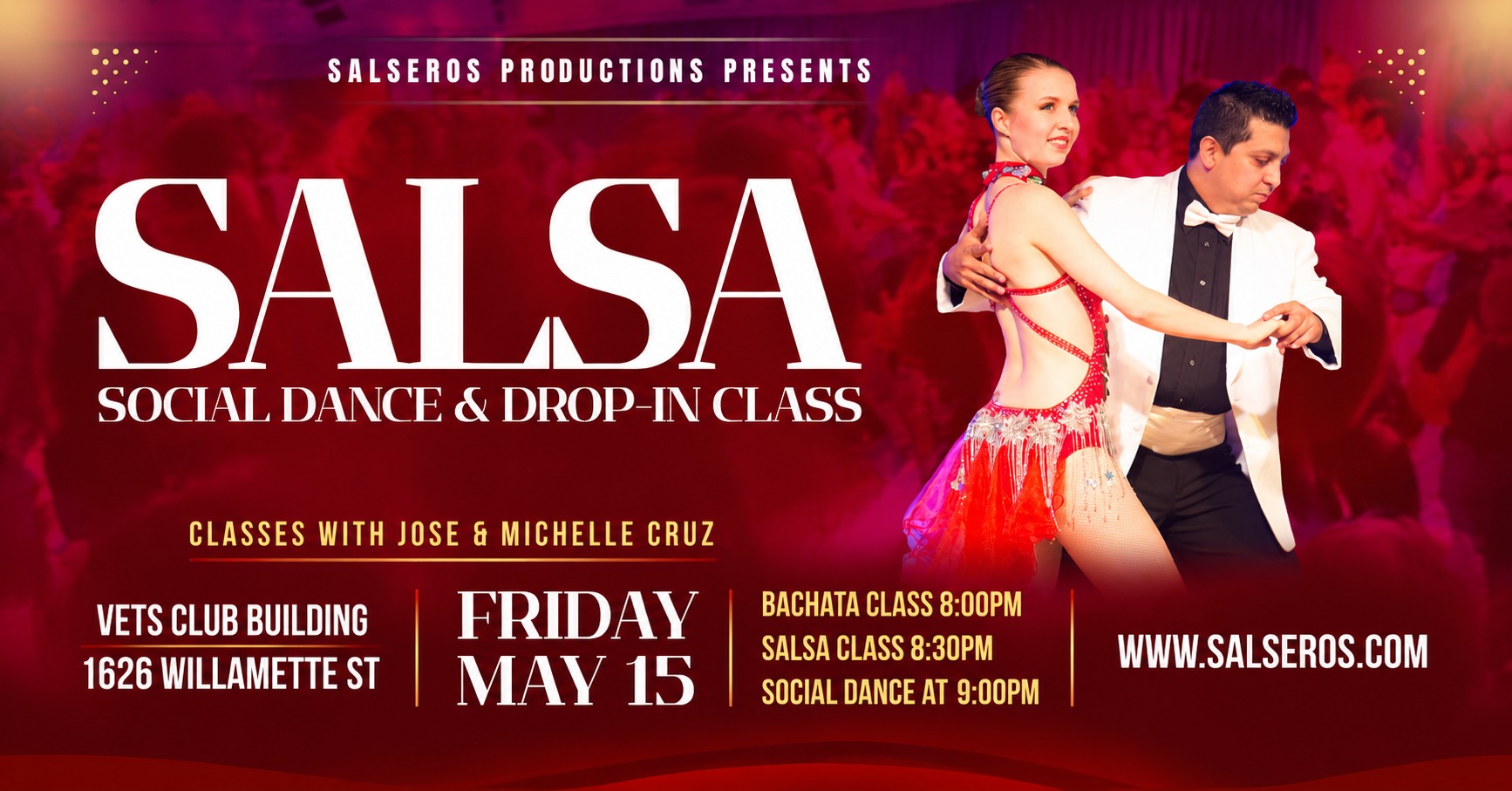 Salsa & Bachata Social Dance and Drop-in class