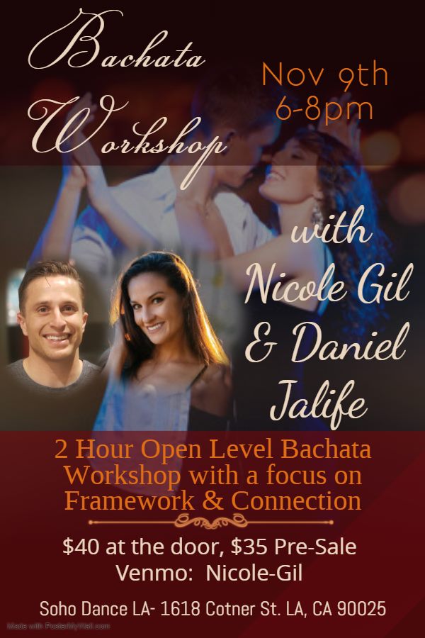 Open Level Bachata Workshop!