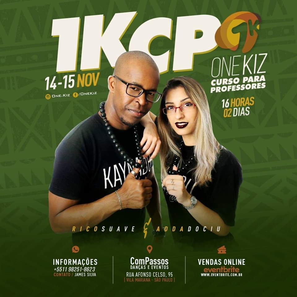 1KCP One Kiz Curso p Professores (16 horas em 02 dias)