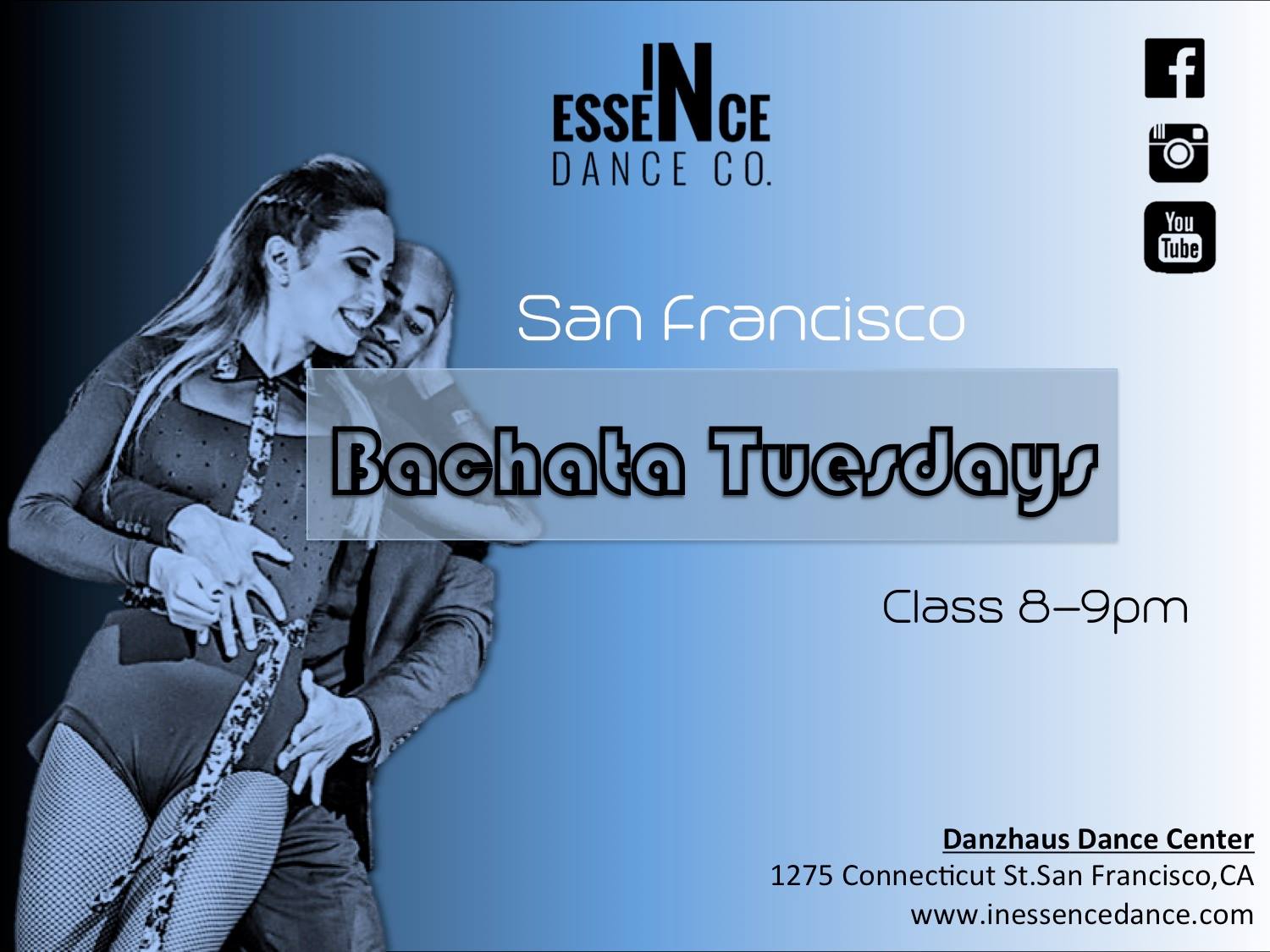 Bachata Tuesday Class SF (8 9)