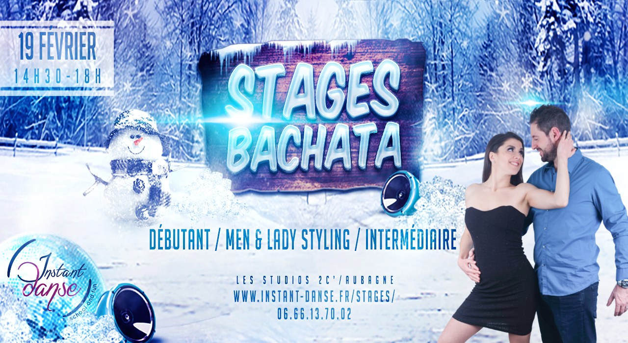 Stages de Bachata avec Romain et Léa : Débutant - Men & Lady Styling - Intermédiaire